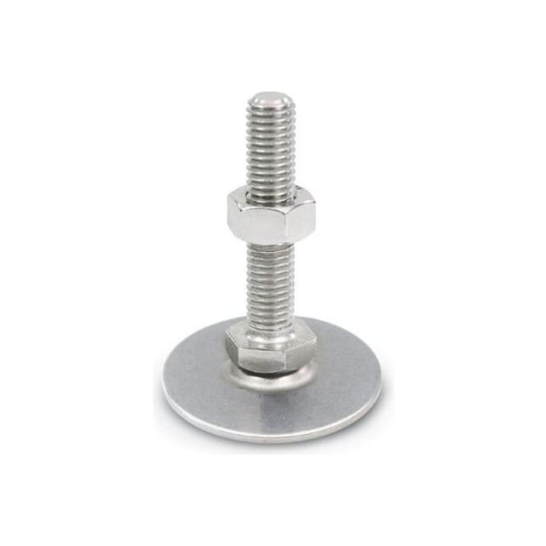 J.W. Winco Leveling Foot - Threaded - 3150 Lbs. Capacity - 1.97" Base Dia. - J.W. Winco 41-50-1/2X13-75-D0-SK 41-50-1/2X13-75-D0-SK - main